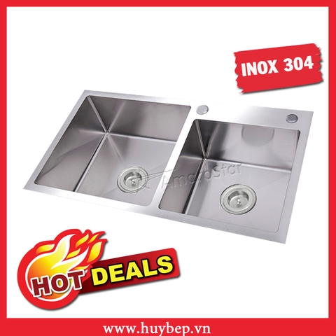 Chậu rửa Handmade Inox 304 cao cấp