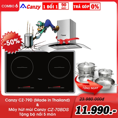 Bếp từ Canzy CZ-79D new inverter - Made in Thailand