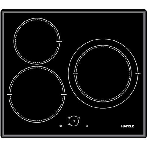 BẾP TỪ 3 VÙNG NẤU HAFELE HC-I603C 536.01.841 - Điều khiển tròn