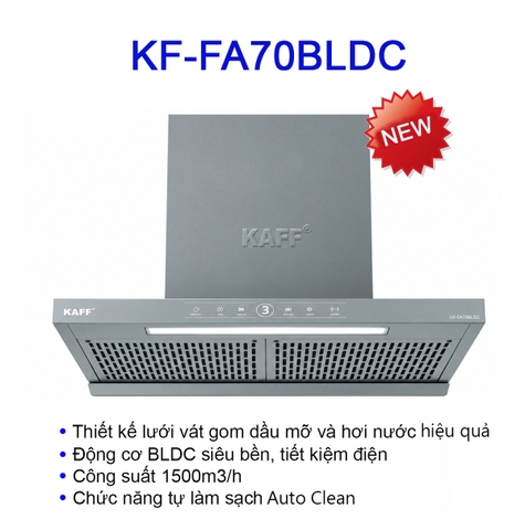 Máy hút mùi lưới vát KAFF KF-FA70BLDC (New)