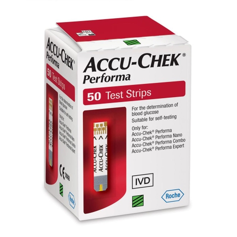 (Date xa) Que thử tiểu đường, đường huyết ACCU-CHECK Performa