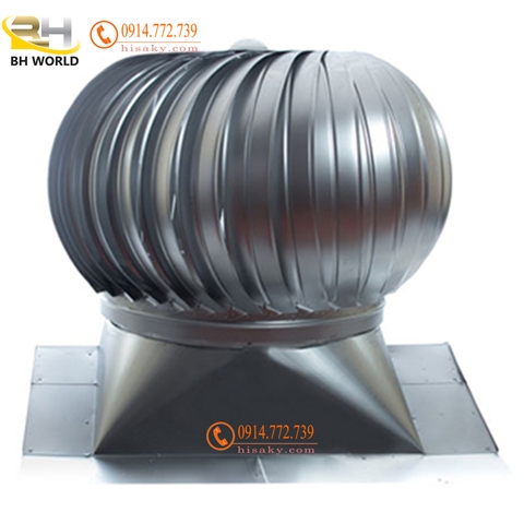 Quả cầu inox 304 kích thước 500mm hút thông gió mái nhà