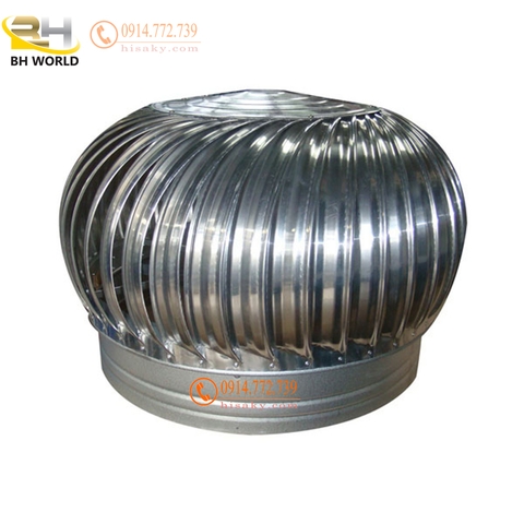 Quả cầu inox 430 kích thước 500mm hút thông gió nhà xưởng