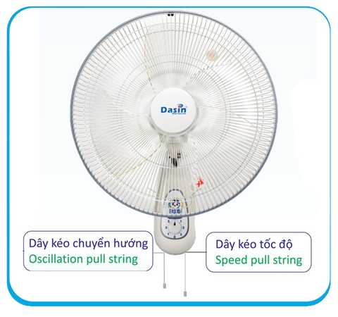Quạt công nghiệp treo tường Dasin DWL-1640