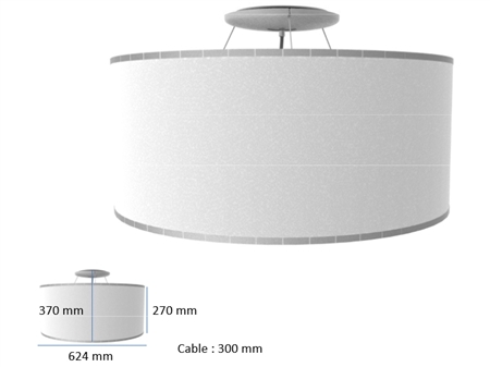 Quạt trần Aura White