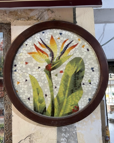 TRANH MOSAIC HOA THIÊN ĐIỂU