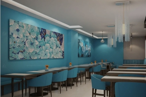 TRANH MOSAIC HOA CẨM TÚ CẦU XANH