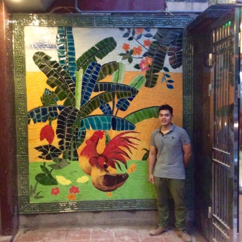 MOSAIC TRANH LÀNG QUÊ