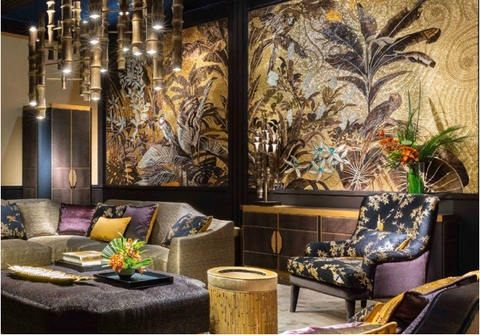 MOSAIC TRANH LÀNG QUÊ