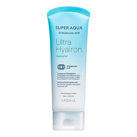 gel tẩy da chết missha super aqua ultra hyalron