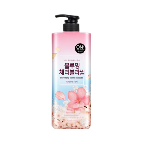 SỮA TẮM ON THE BODY HÀN QUỐC 900G # BLOOMING CHERRY BLOSSOM (CHAI)