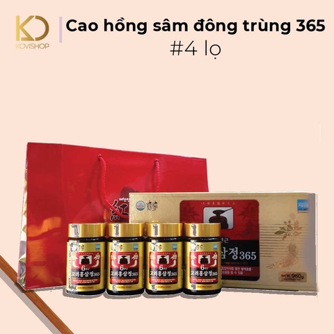 CAO HỒNG SÂM 365 - 4 LỌ