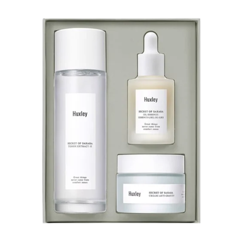 SET DƯỠNG DA HUXLEY NGĂN NGỪA LÃO HÓA #VÀNG NHẠT (SET)