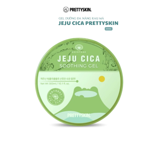 Gel Prettyskin Jeju Cica Soothing gel 300ml (Hộp)