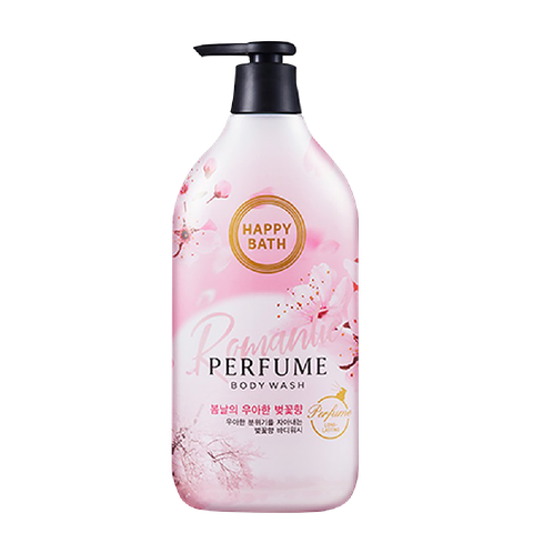 SỮA TẮM HAPPY BATH 900ML (HỒNG) ROMANTIC# CHERRY BLOSSOM PERFUME (CHAI)