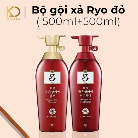 BỘ GỘI XẢ RYO-ĐỎ