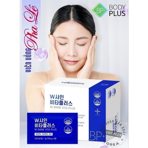 Viên uống pha lê W Shine Vita Plus Body Plus T/48h (Hộp)