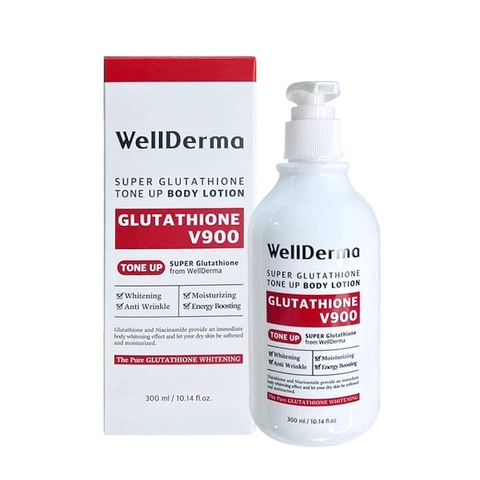 Dưỡng trắng body wellderma glutathione v900 300ml