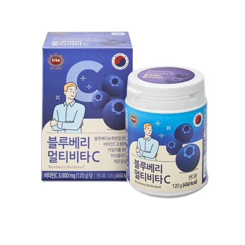 Vitamin C Blueberry Multivita C (Việt quất) 120g (Hộp)