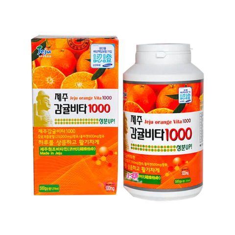 Viên ngậm Vitamin C Jeju tangerine Vita 1000 150mg (Hộp)