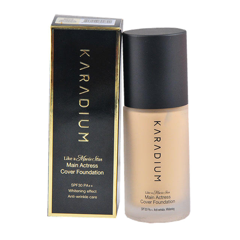 KEM NỀN KARADIUM# LỌ# MAIN ACTRESS COVER FOUNDATION #21 (LỌ)