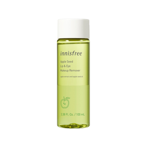 TẨY TRANG MẮT MÔI TÁO INNISFREE APPLE SEED LIP & EYE MAKEUP REMOVER (CHAI)