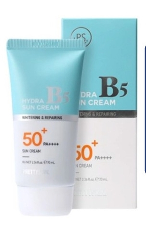 Kem Chống Nắng Phục Hồi Dưỡng Trắng B5 PRETY SKIN Hàn Quốc Hydra B5 Sun Cream 70ML