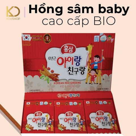 HỒNG SÂM BABY CAO CẤP BIO