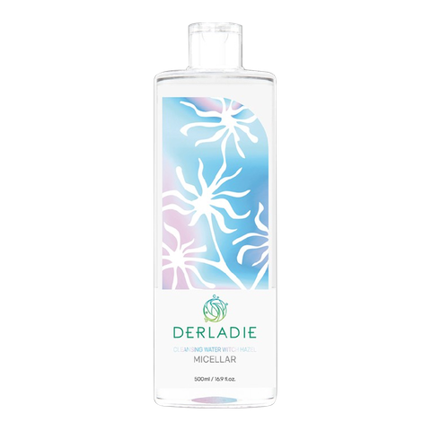 NƯỚC TẨY TRANG (CÂY PHỈ) (NEW) DERLADIE CLEANSING WATER WITCH HAZEL 500ML (CHAI)