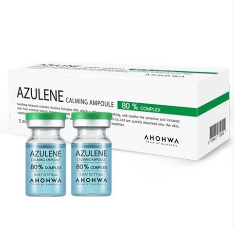 Tinh chất Tế bào gốc phục hồi Ahohwa Azulene Calming Ampoule 80% Complex Hộp 8ea X 5ml