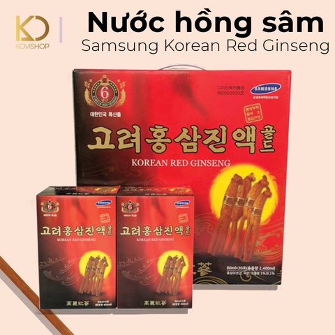 NƯỚC HỒNG SÂM SAMSUNG KOREAN RED GINSENG 60 GÓI