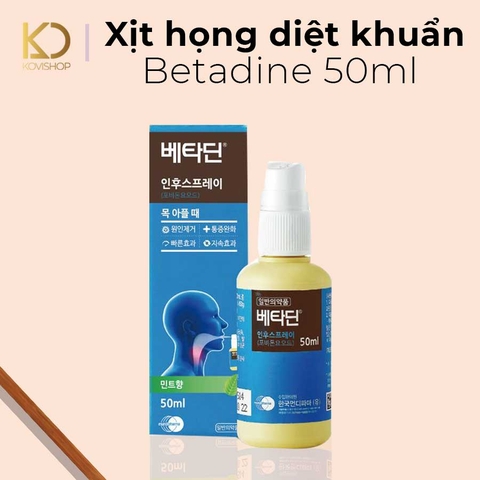 XỊT HỌNG DIỆT KHUẨN BETADINE