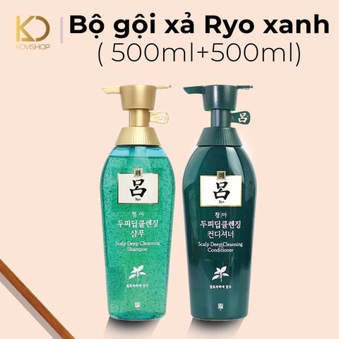 BỘ GỘI XẢ RYO - XANH