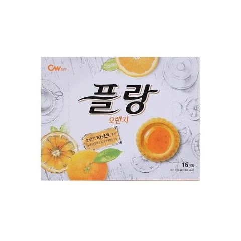 Bánh quy FLAN - Orange Tart Cookie (cam) 160g (Hộp)