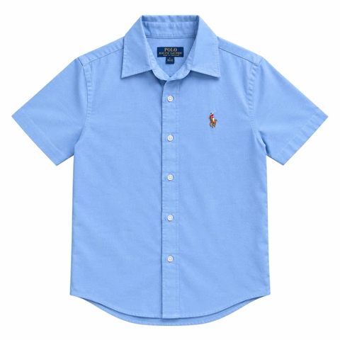 Áo TN sơ mi Polo Ralph Lauren - Xanh dương / XL(14/16)