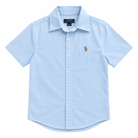 Áo TN sơ mi Polo Ralph Lauren - Baby Blue / XL(14/16)
