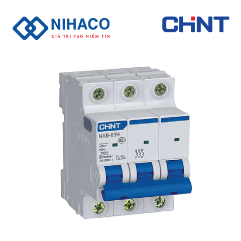 NXB-63H 3P C6 10kA - MCB CHINT 3 PHA 10kA 6A