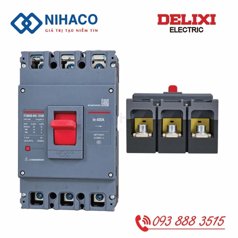 MCCB Delixi CDM3S-400F/3300 250A – Aptomat khối 3 pha 250A 35kA