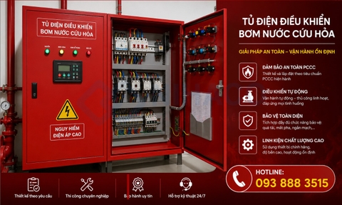 Tủ điện điều khiển bơm nước cứu hỏa