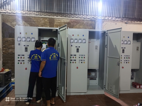 Tủ biến tần điều khiển hệ thống cấp nước sạch