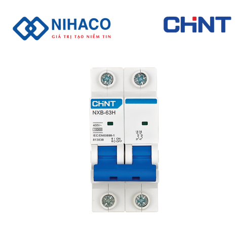 NXB-63H 2P C50 10kA - MCB CHINT 2 PHA 10kA 50A