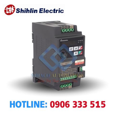 Biến tần Shihlin SL3-021-0.4K 0.4kW 1 Pha 220VAC