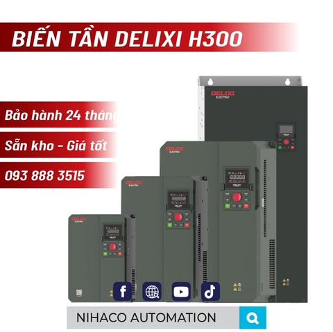 Biến tần Delixi H300 Chính hãng, giá tốt 2026