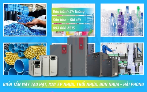 ỨNG DỤNG BIẾN TẦN DELIXI CHO MÁY TẠO HẠT NHỰA TẠI HẢI PHÒNG