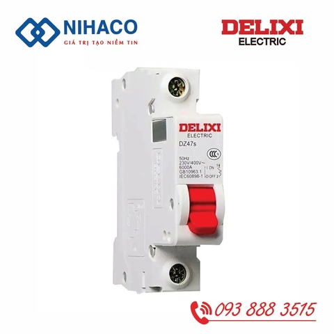 Aptomat Delixi DZ47s 1P 10A – MCB 1 pha 10A, 6kA