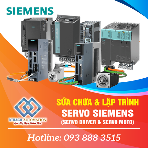 SỬA CHỮA SERVO SIEMENS (Servo Driver & Servo Motor)