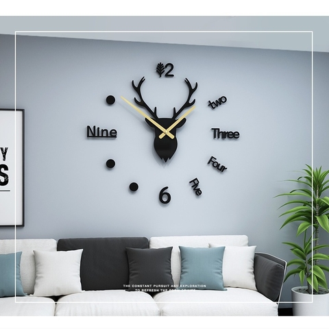 Đồng hồ dán tường đẹp - trang trí sang trọng và hiện đại