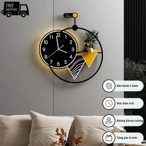 Đồng Hồ Treo Tường P-HOME Có Đèn LED CL061