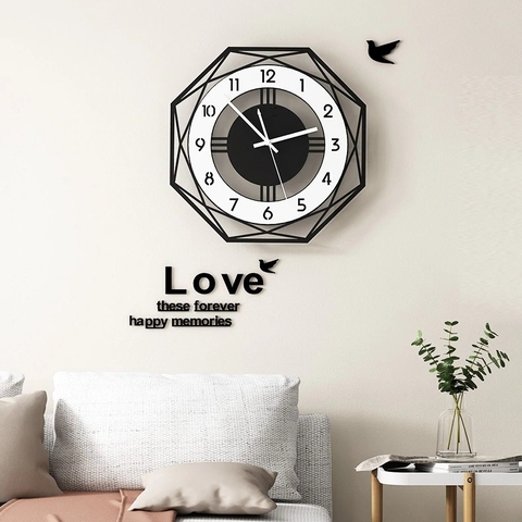 Đồng hồ treo tường trang trí CL002 - sang trọng và hiện đại