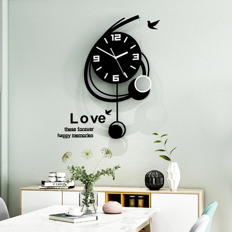 Đồng hồ treo tường đẹp CL042 trang trí phòng khách